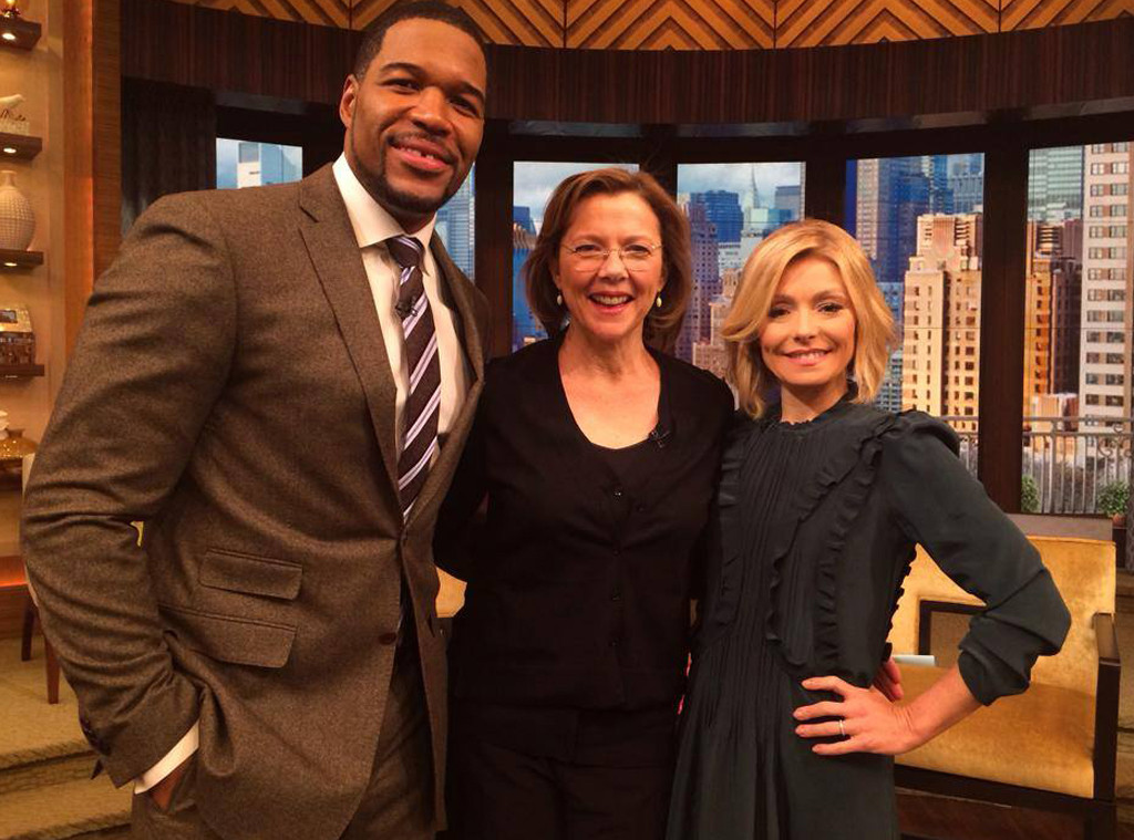 Annette Benning, LIVE with Kelly and Michael Annette Benning, LIVE with Kelly and Michael